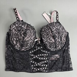 Victoria's Secret Black Lace Bralette Size S